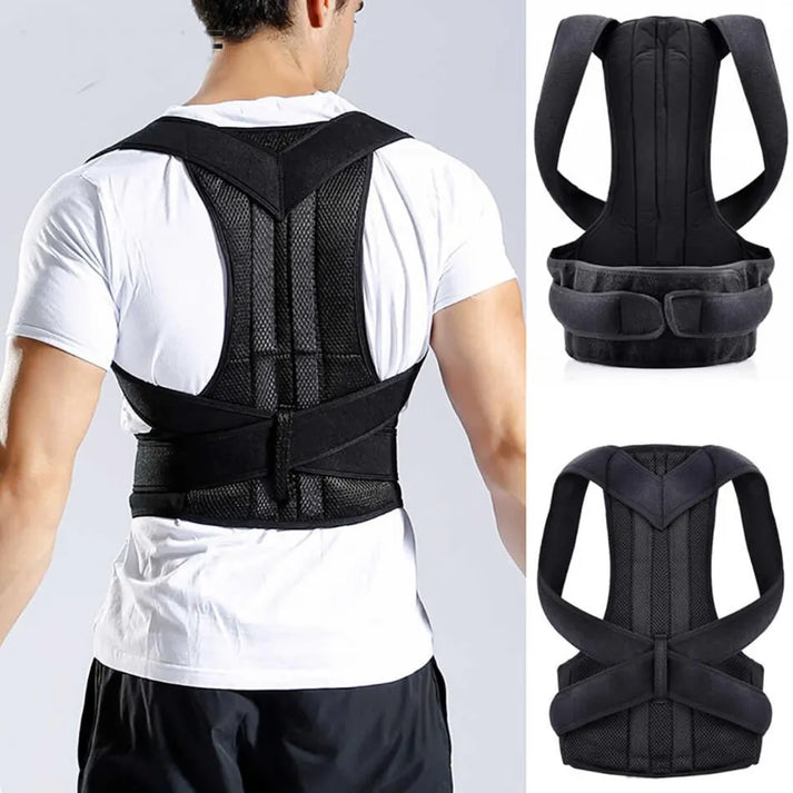 Back Pain Relief Shoulder Back Support Belt | Posture Corrector Belt For Men & Women