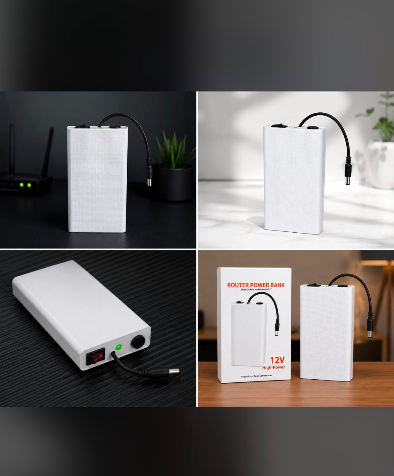 Xiaomi Mi 20000Mah 12V Router Power Bank Backup for Wi-Fi Routers